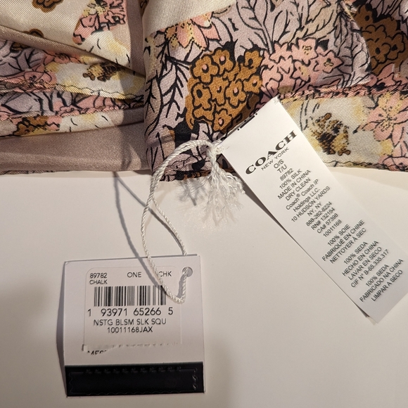 Coach Silk Scarf - Picture 2 of 3